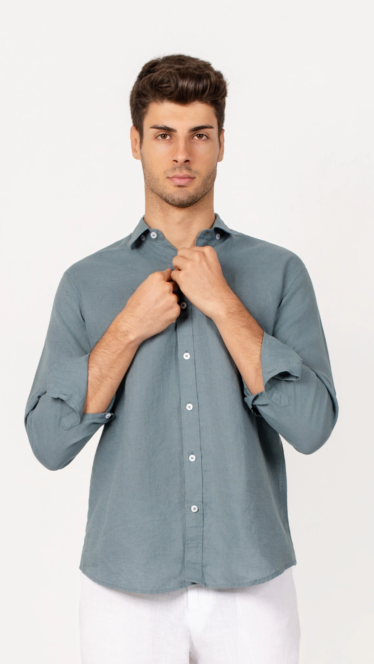Regular Fit 100% Linen Shirt